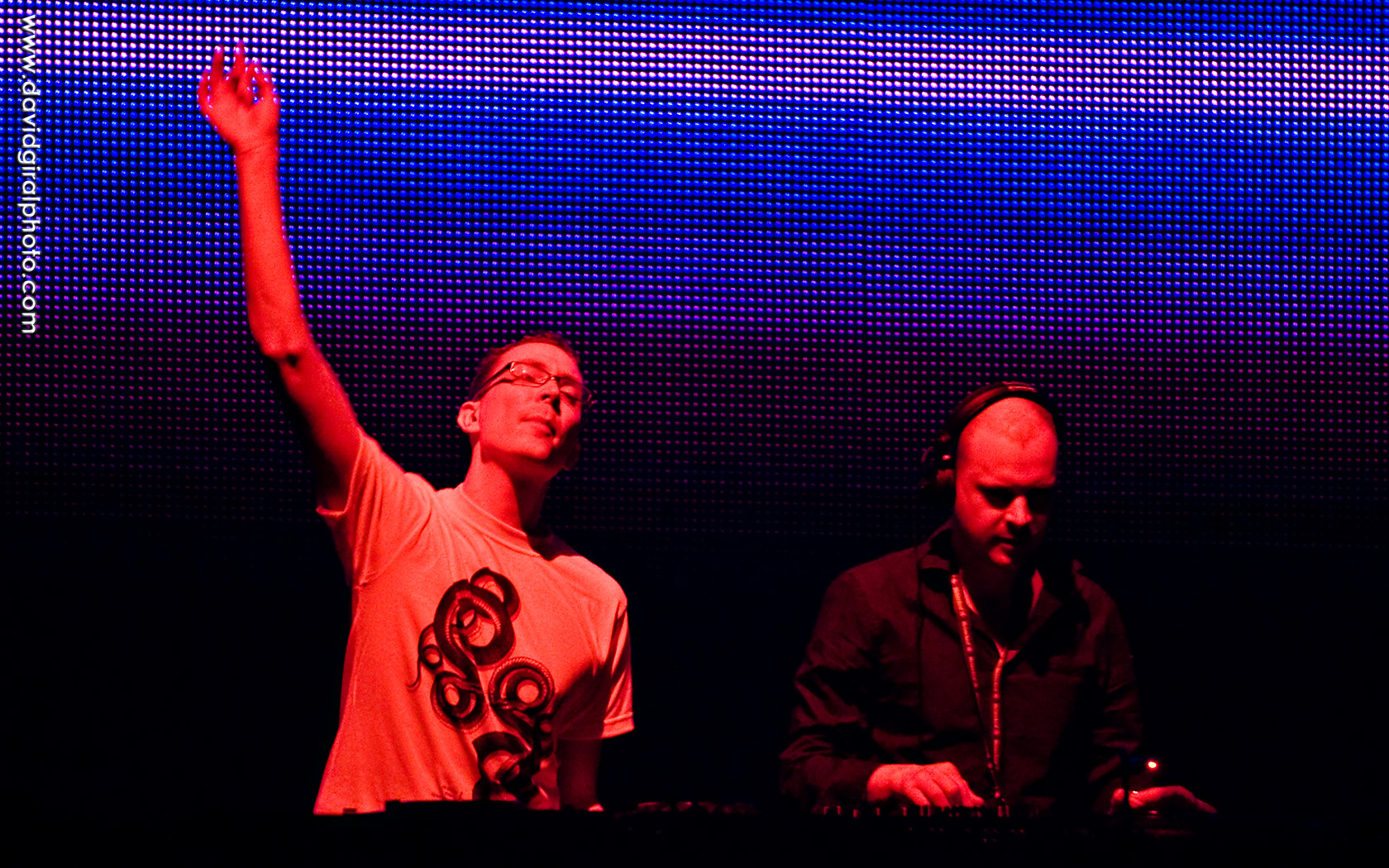 Above and Beyond perfoming at Sensation 2010 in Montreal, Bell Center - by David Giral