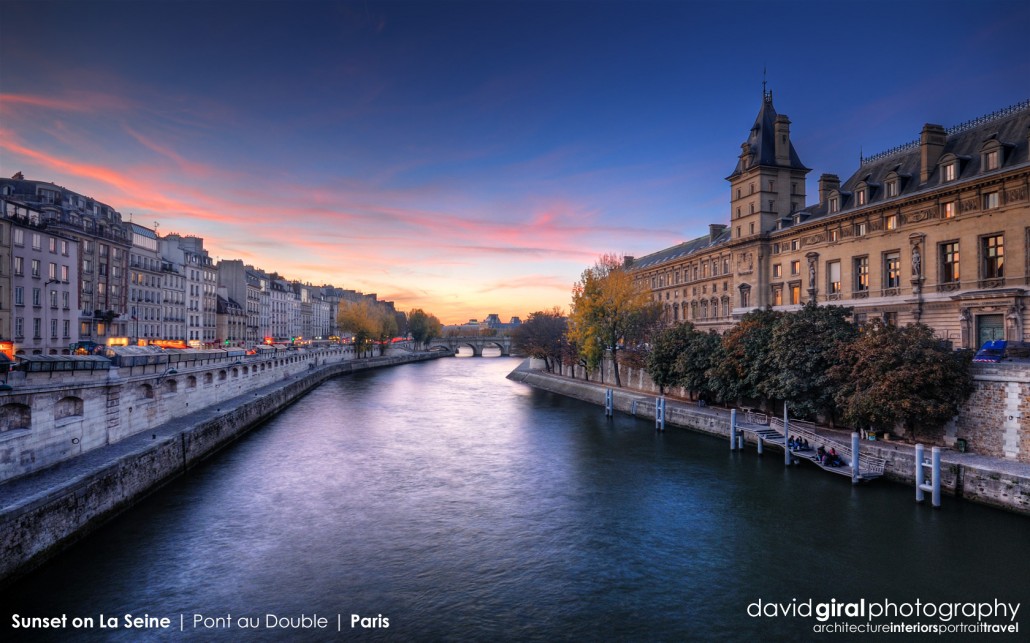 Weekly Facebook Cover Photo: Beautiful Sunset on La Seine, Paris