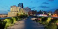 IAC Building viewed from the Highline Park