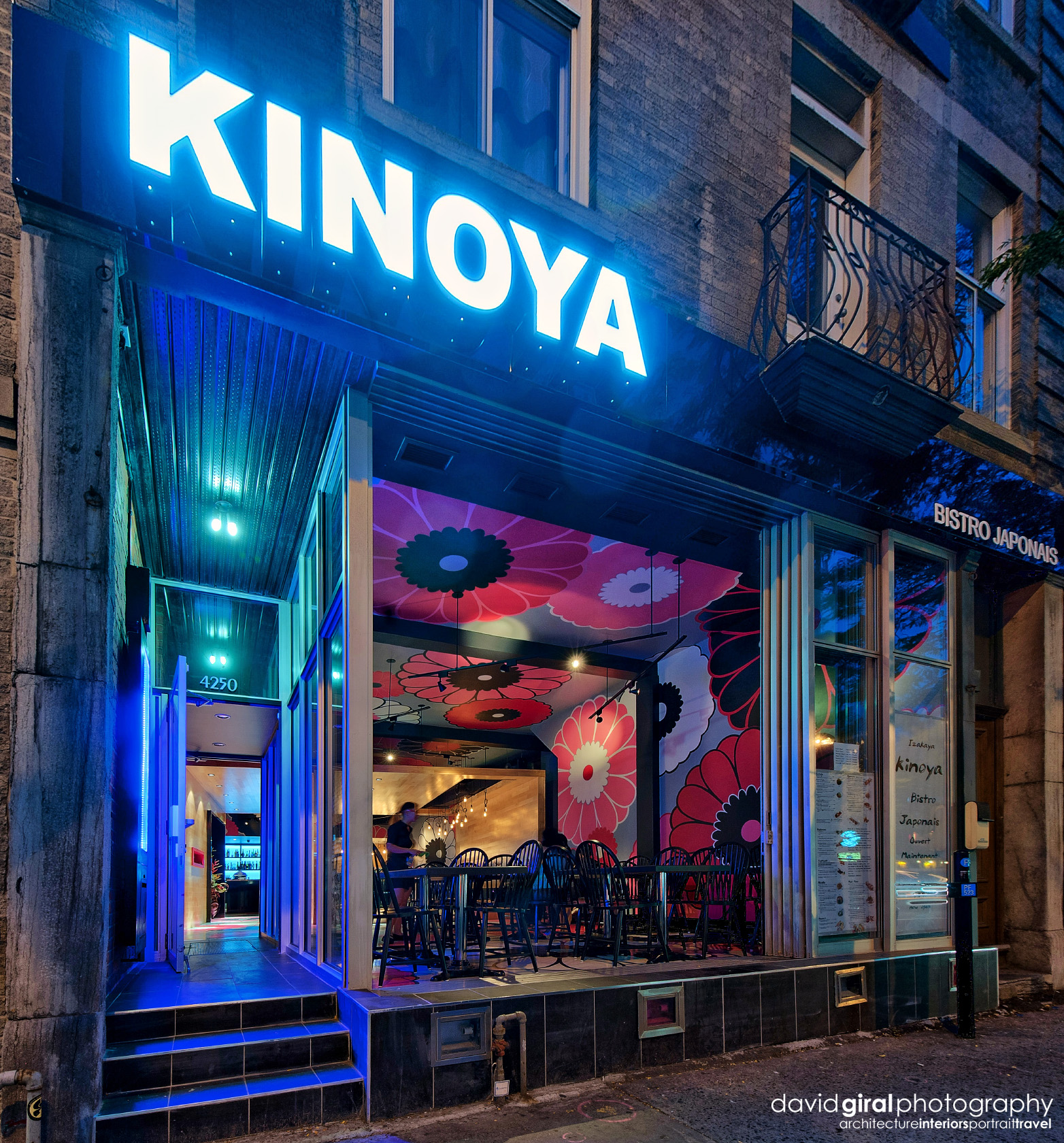 Restaurant Kinoya Montreal By Jean De Lessard - Interiors Photography